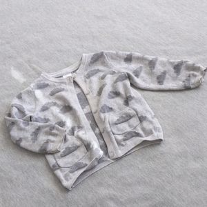 H&M 9-12M cloud cardigan with pockets